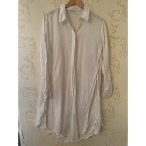 Equipment White Cotton Beautiful Shirt Ladies Large